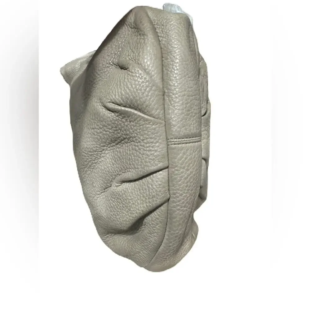 Marc Jacobs Taupe Pebble Leather Hobo/crossbody Bag With Long Strap MSRP‎ $459